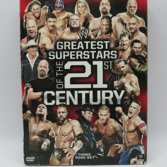 WWE Greatest Superstars of the 21st Century Three Disc Set DVD 2011 - Picture 1 of 5